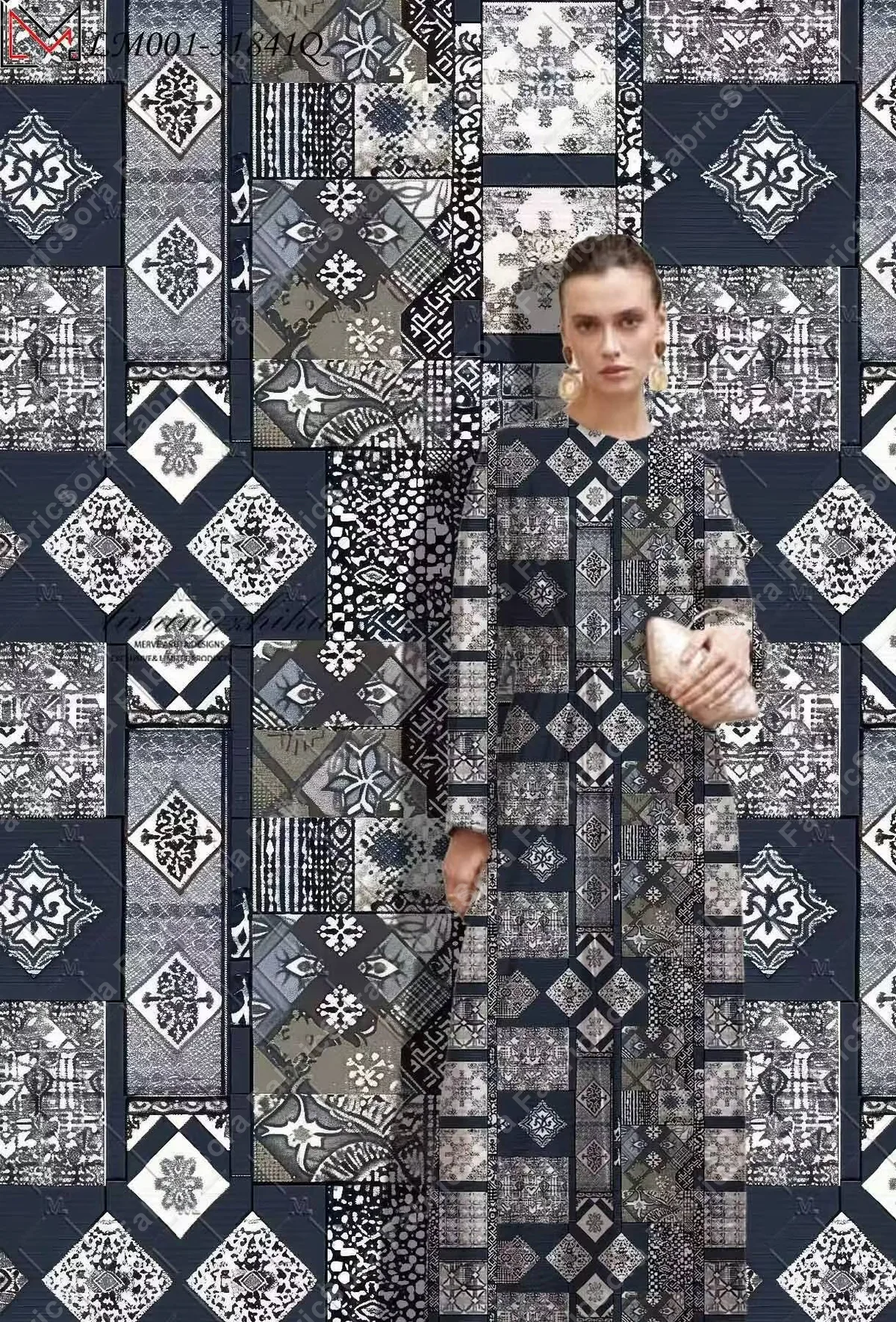 Tela rayon con estampado africano mayorista, stock disponible
