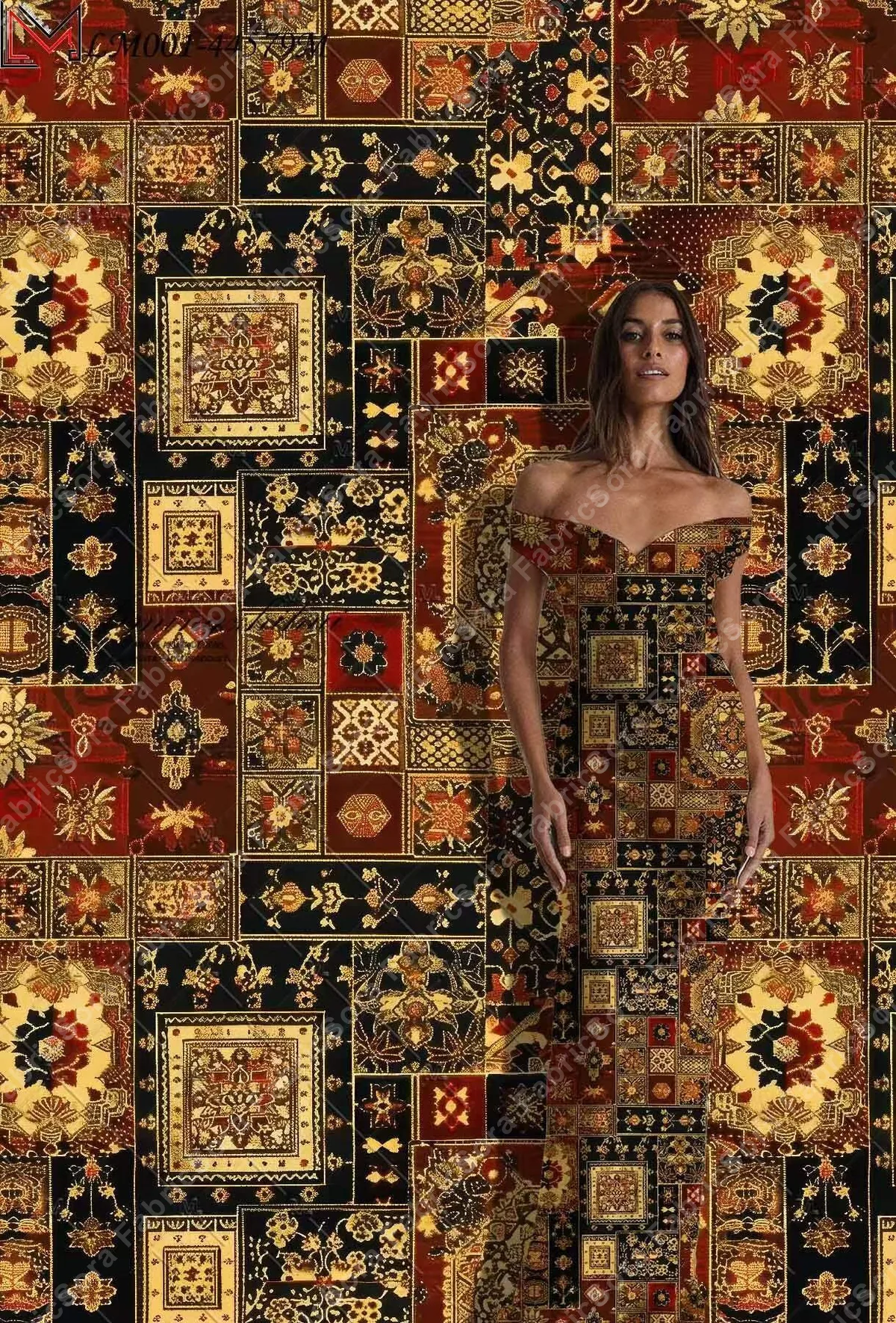Rollo de rayon étnico africano al por mayor con stock disponible