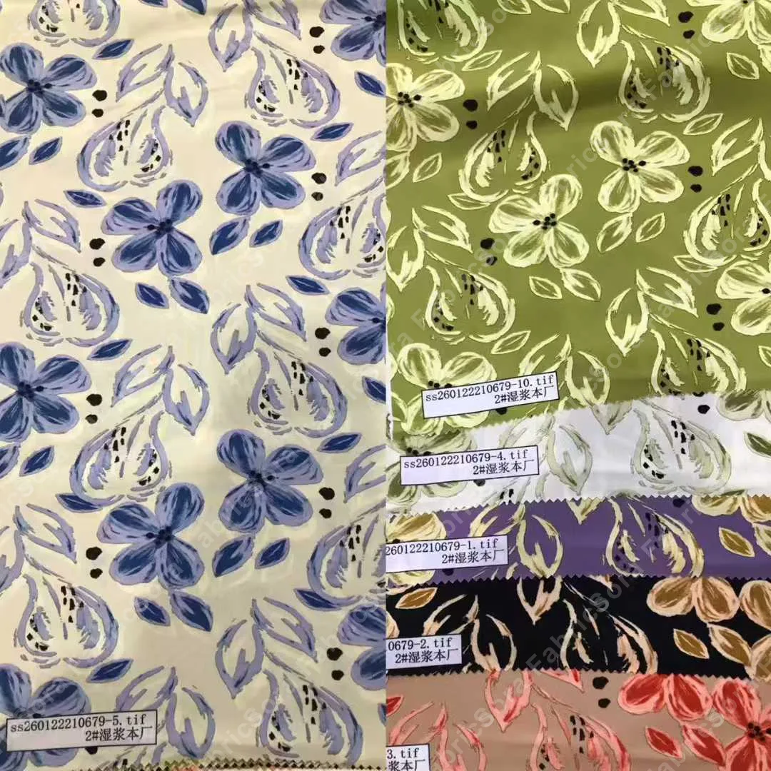 Heart brushstroke children's cotton fabric for pajamas