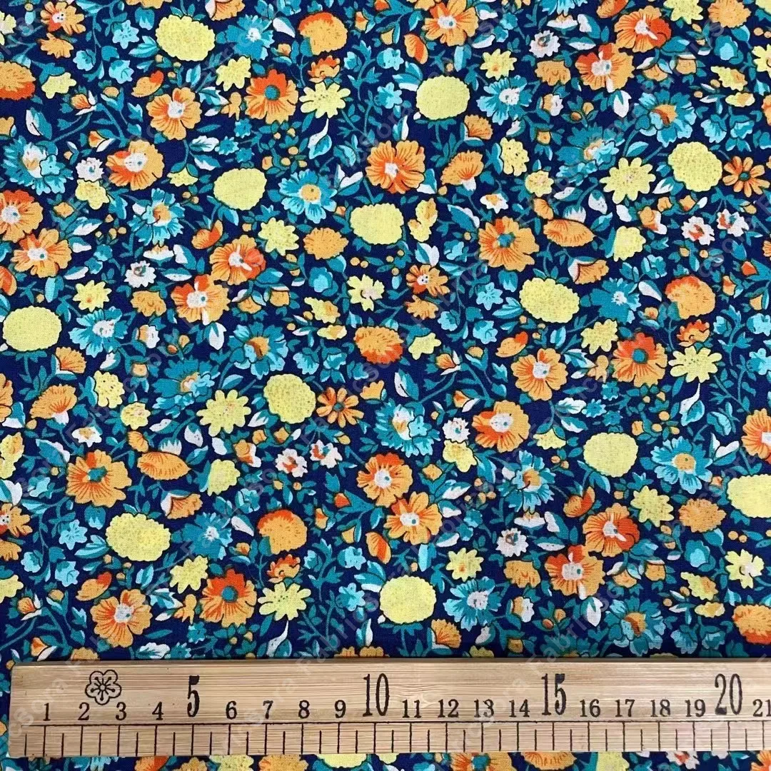 Liberty Ditsy Meadow Cotton Poplin fabric detail view