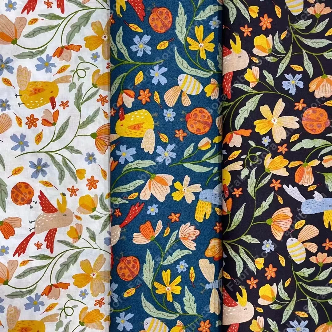 Wholesale whimsical cotton poplin ready-stock roll