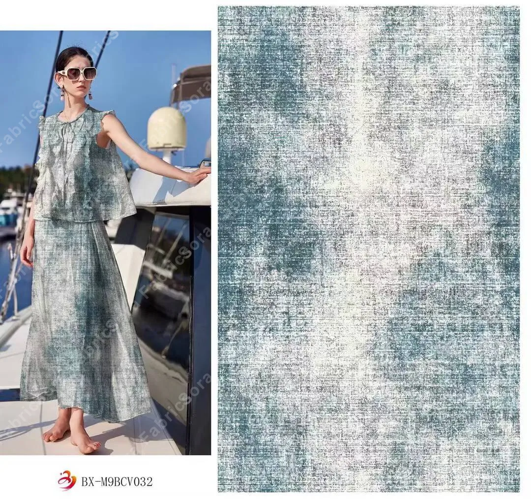 Feminen bluz için pastel nane rayon kumaşı