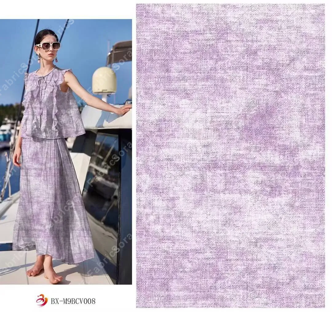 Suluboya yıkama rayon kumaş yakın çekim