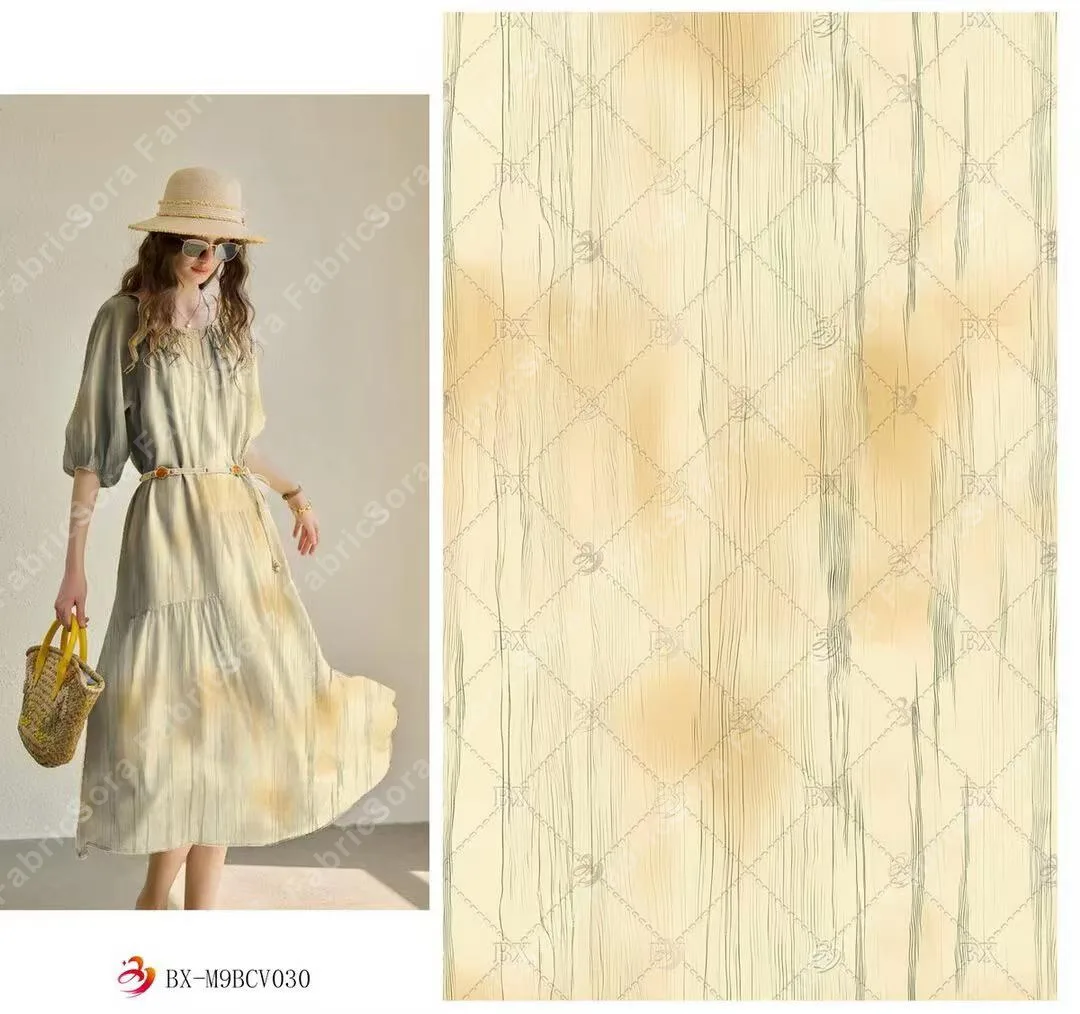 Tunik ve loungewear için yumuşak suluboya rayon