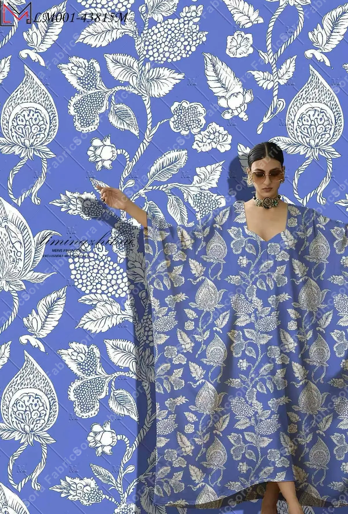 Abaya ve jalabiya için mor rayon