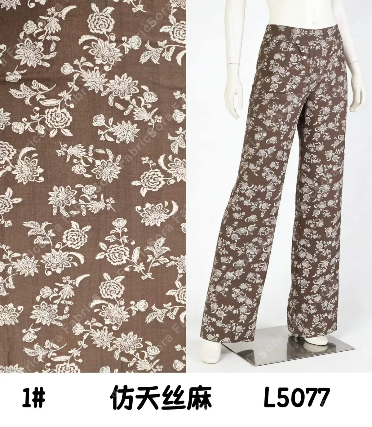 Tencel-Linen Blend Print fabric collection